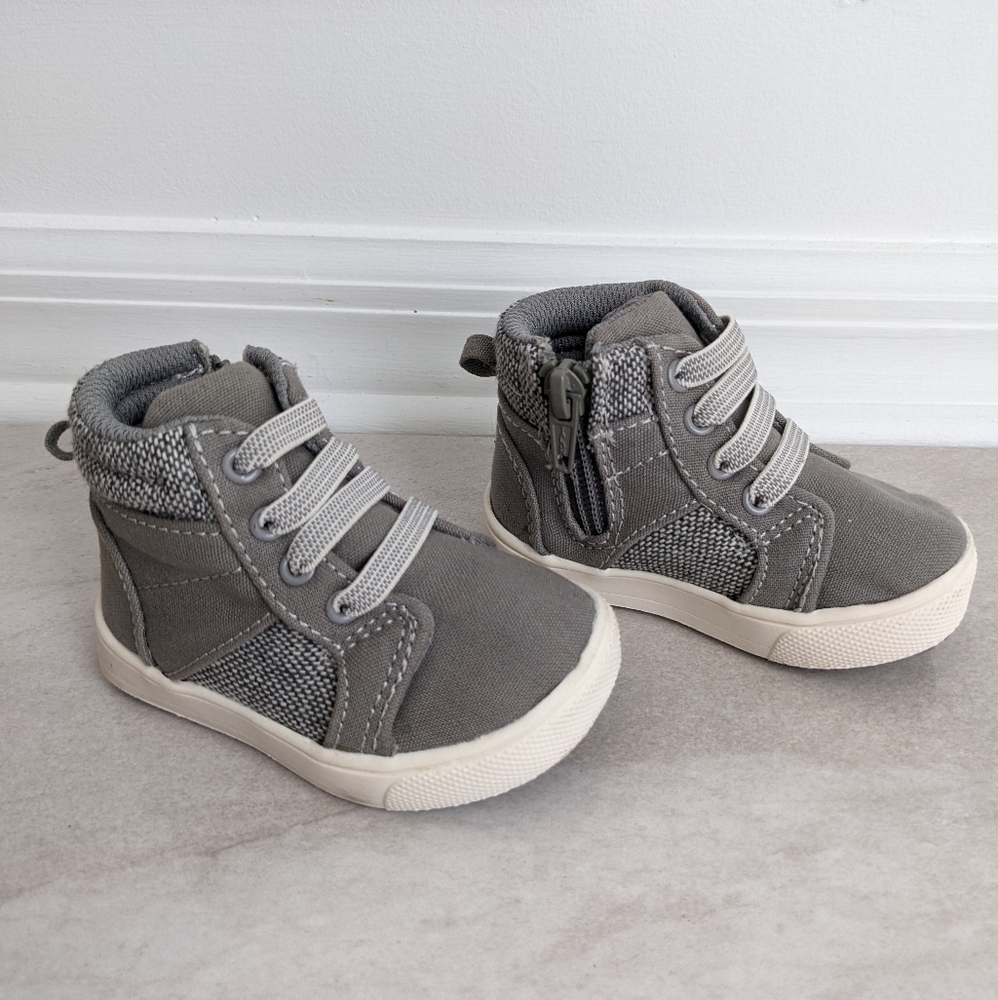 Wonder Nation Infant Toddler Baby Shoes Sneaker Gray